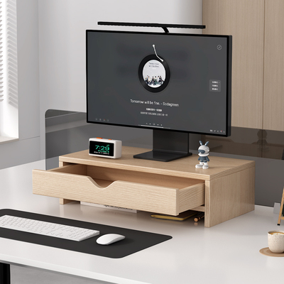 简约现代木质大容量办公收纳架