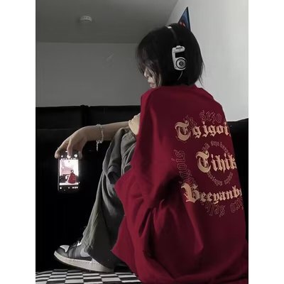 美式复古短袖t恤男2025新款潮牌痞帅炸街纯棉半袖黑色上衣男款夏