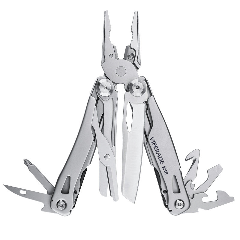 viperade蝰蛇k18折叠工具钳 应急装备多功能刀剪刀户外组合战术钳