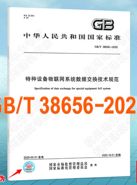GB/T 38656-2020特种设备物联网系统数据交换技术规范