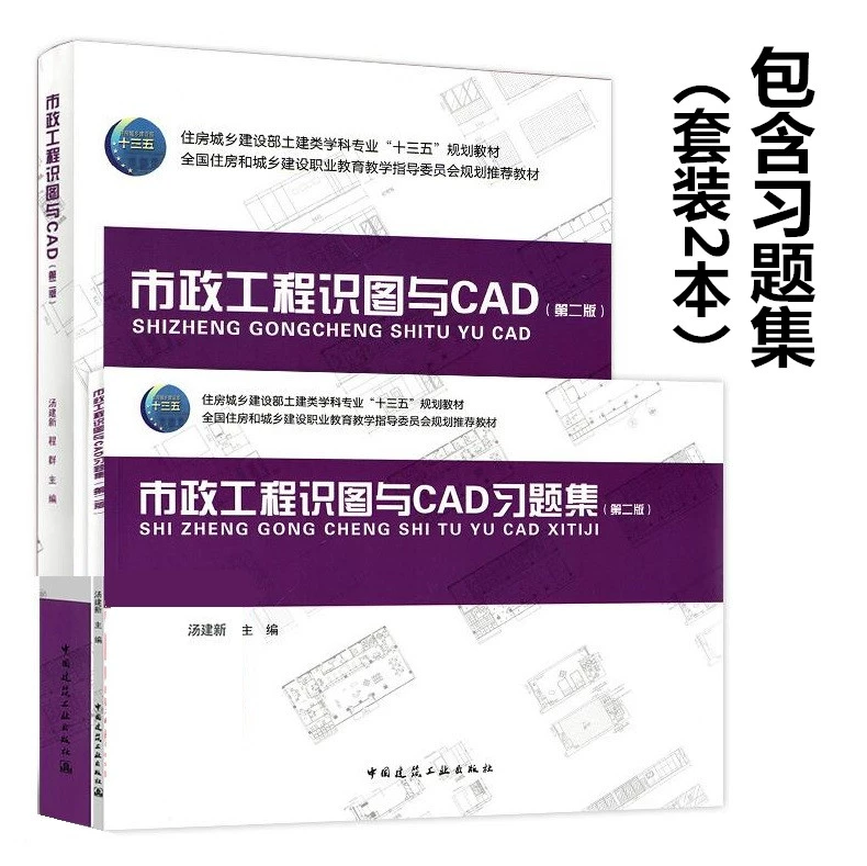 市政工程识图与CAD（第二版）住房城乡建设部土建类学科专业十三五规划教材 汤建新 中国建筑工业出版社 9787112252053