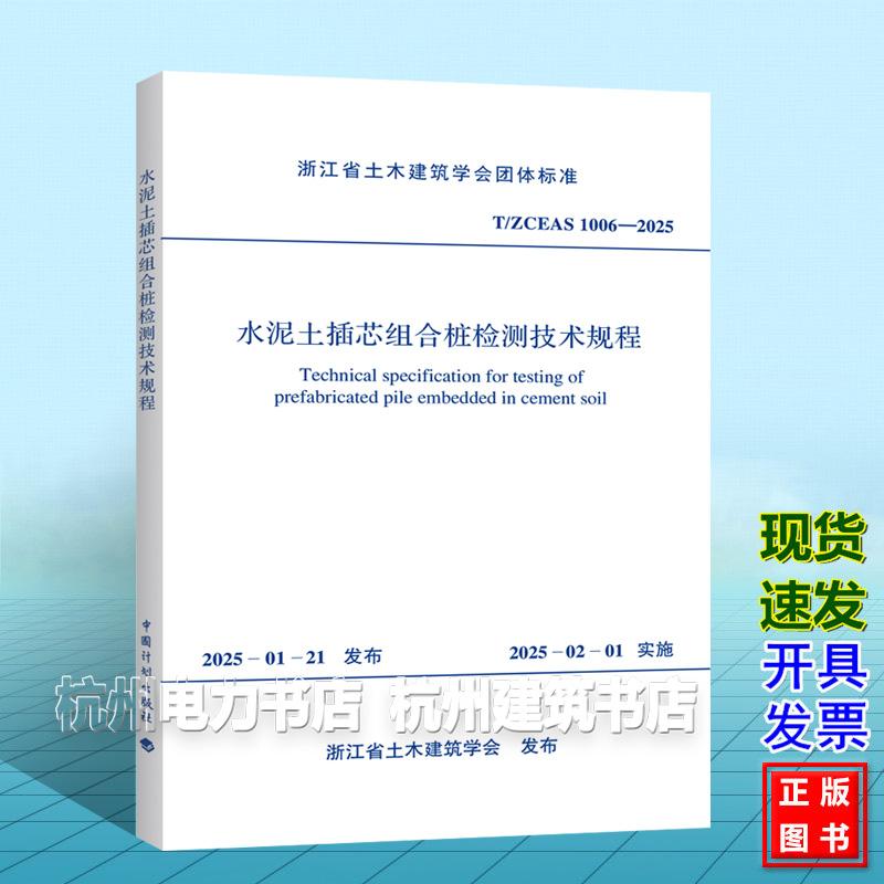 T/ZCEAS 1006-2025 水泥土插芯组合桩监测技术规程