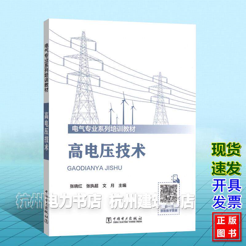 电气专业系列培训教材:高电压技术 张晓红 张执超 文月 中国电力出版社 9787519889364