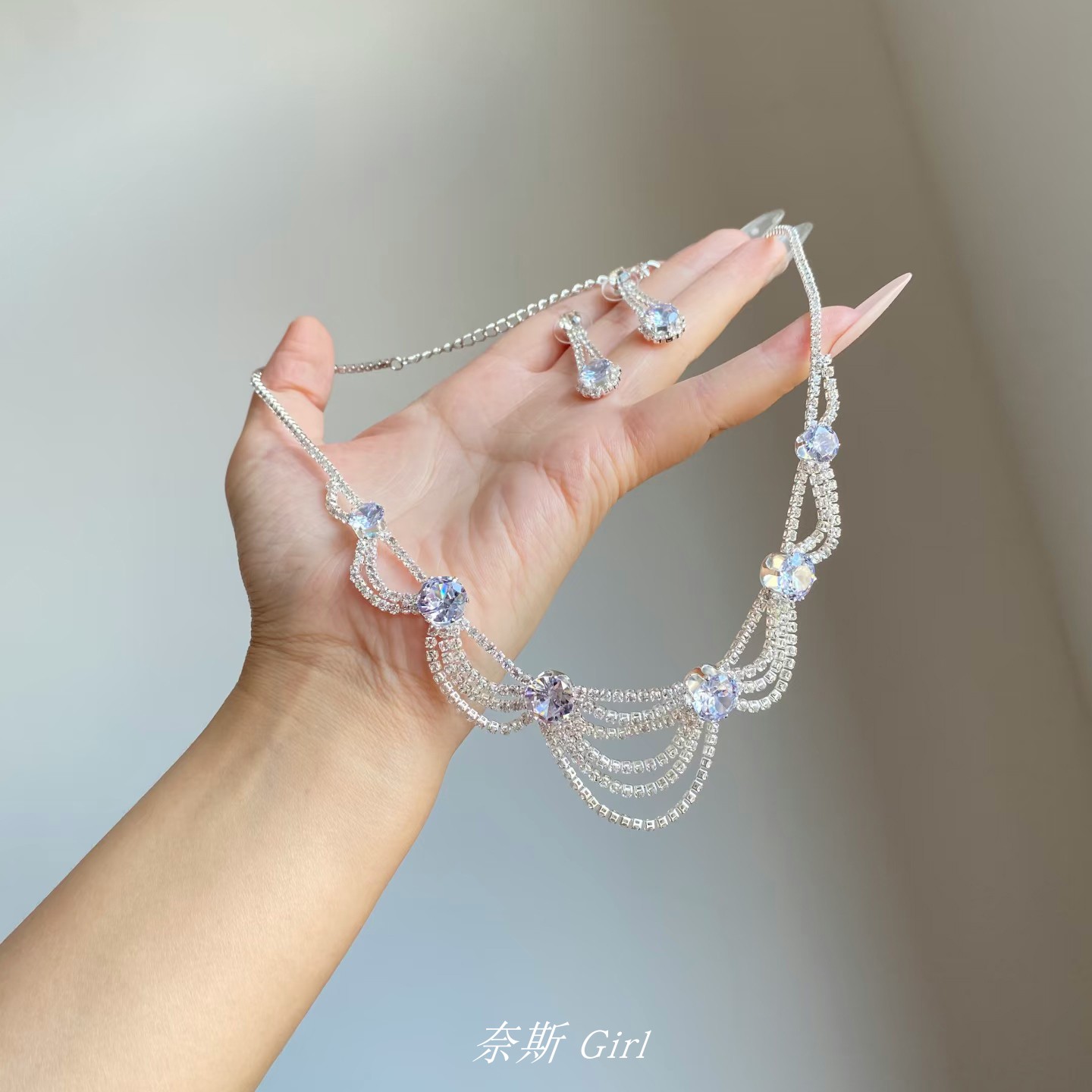 欧美复古风项链女轻奢