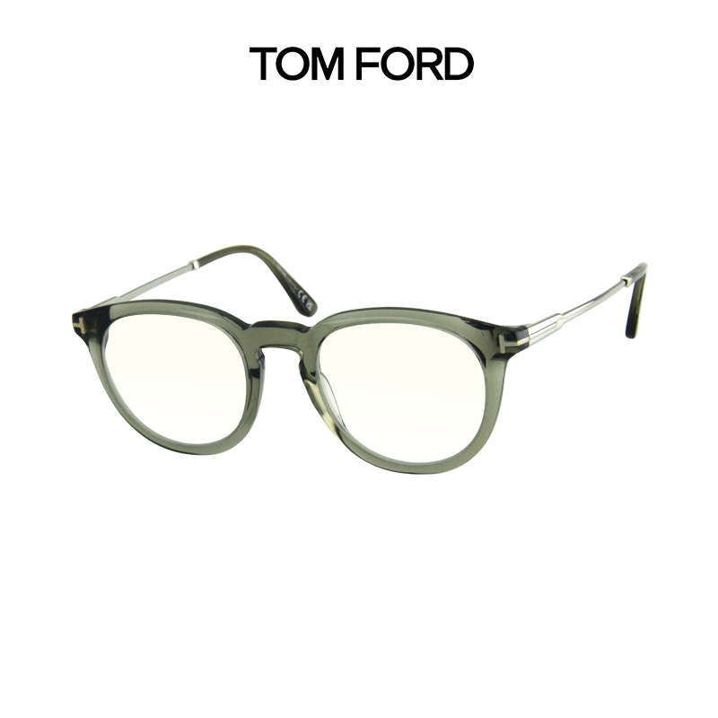 TomFord眼镜框汤姆福特透明板材圆框眼镜架男女可配度数近视5905