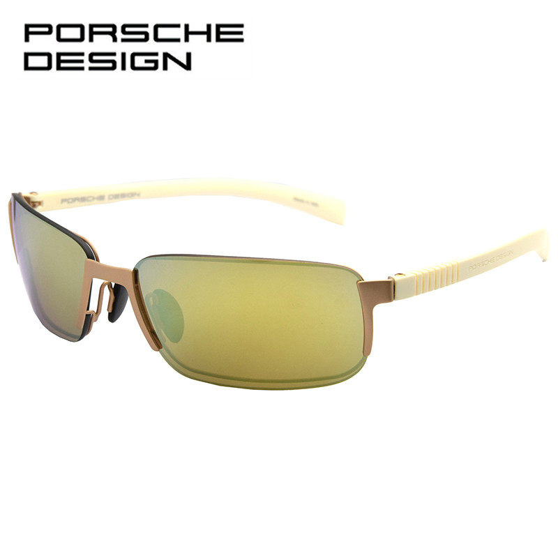专柜正品PorscheDesign保时捷太阳眼镜 男款超值墨镜微瑕P8485