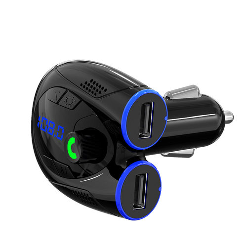 车载蓝牙MP3播放器FM调频发射器车充蓝牙双USB汽车蓝牙免提