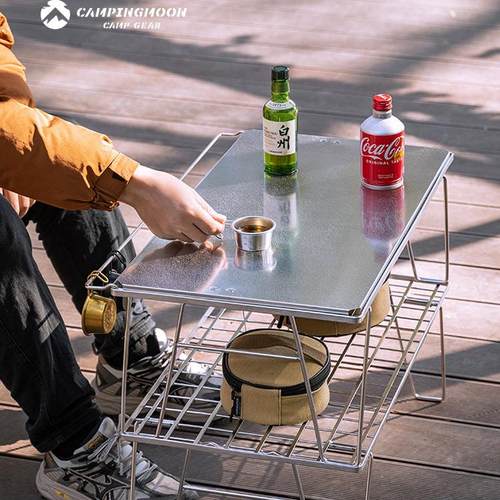 柯曼不锈钢网桌新款置物架