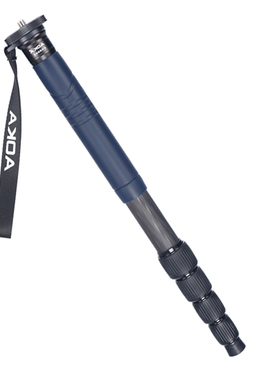 AOKA奥咔KM285C/KM325C碳纤维独脚架轻便携单反相机摄影摄像支架