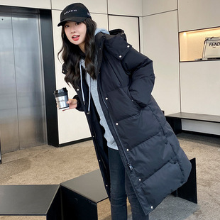 江西共青城羽绒羽绒服女中长款202590白鸭绒加厚大码情侣男外套