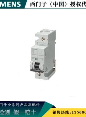 西门子5SP4191-6 5SP4 1P B100 10KA 5SP4重载微型断路器5SP41916
