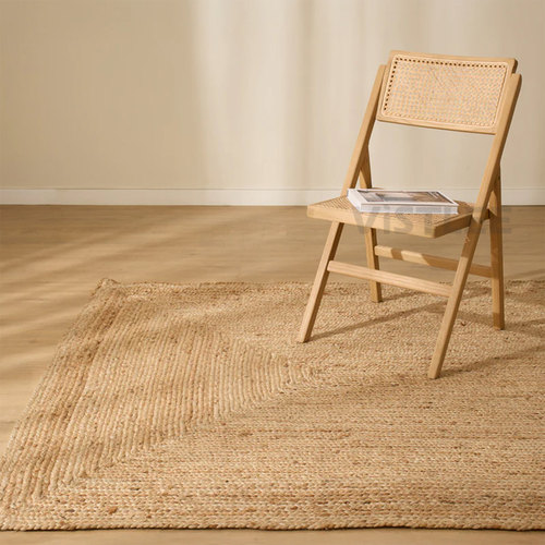 天然黄麻手工编织环保可定制地毯