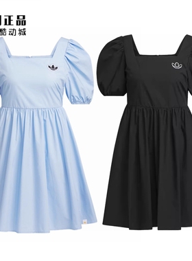Adidas 三叶草 女子夏季联名款时尚百搭透气连衣裙 IP1771 IP1773