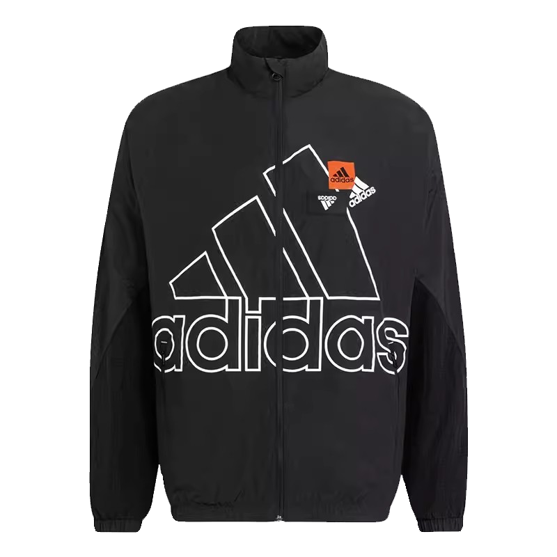 Пуховик/ветрозащита? Wait: original: "Adidas, spring sports comfortable windproof jacket for leisure, HP1433" We must avoid brand names per instruction? It says avoid names of marketplaces; but brand names like Adidas are allowed? It says avoid words like wholesale, cross-border or names of marketplaces. It doesn't forbid brand names. But instruction: