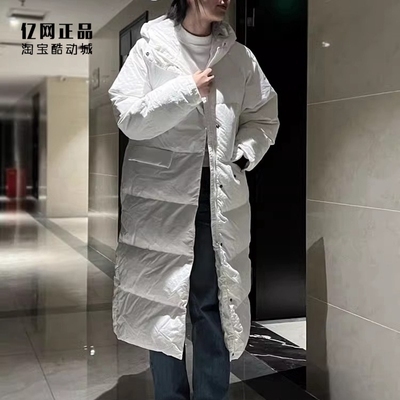 阿迪达斯女款运动休闲长款羽绒服