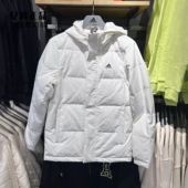 后背大LOGO保暖白色羽绒服 男女情侣款 IZ4884 阿迪达斯 Adidas