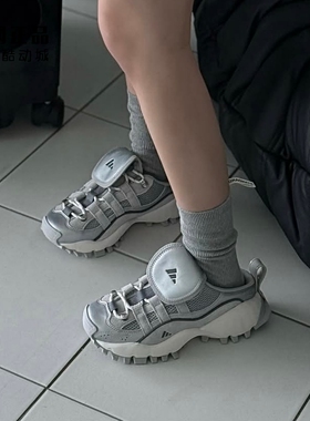 Adidas 阿迪达斯 女子户外风机能半拖穆勒鞋运动休闲鞋 IH4643