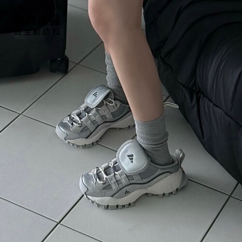 Adidas 阿迪达斯 女子户外风机能半拖穆勒鞋运动休闲鞋 IH4643