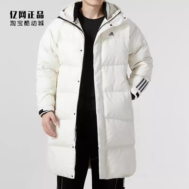 阿迪达斯男款运动休闲保暖羽绒服