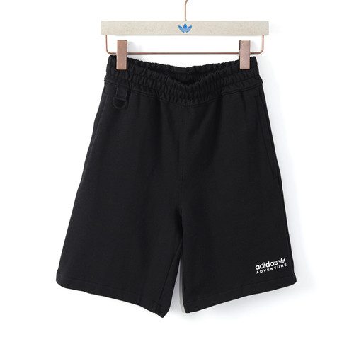 Adidas 阿迪达斯 三叶草 男款运动休闲舒适透气针织短裤 IC2348