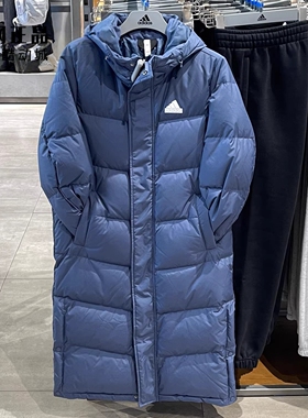 Adidas 阿迪达斯 男女冬季运动休闲防风保暖长款羽绒服 KQ5536