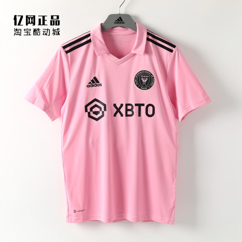 Adidas 阿迪达斯 迈阿密国际主场球迷版梅西足球短袖球衣 JE9701