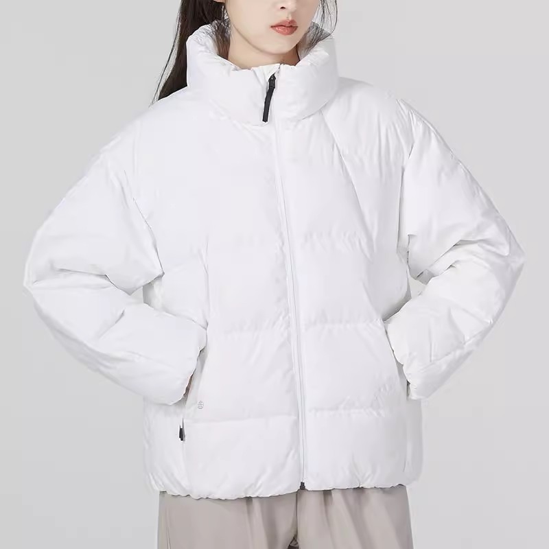 Adidas阿迪达斯正品女款冬季运动休闲舒适保暖白色羽绒服HR5230-封面