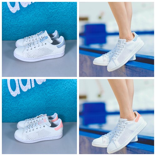 Adidas三叶草史密斯网面板鞋