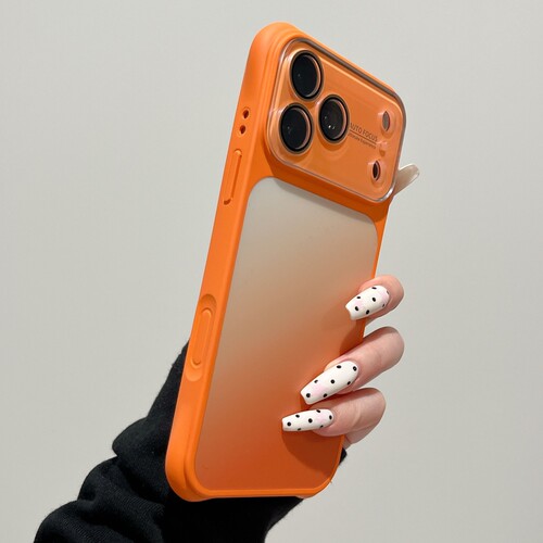 秒变17气囊渐变晕染撞色适用iPhone17promax手机壳女款苹果16pro全包防摔14/15promax带镜头膜13pro日韩时尚