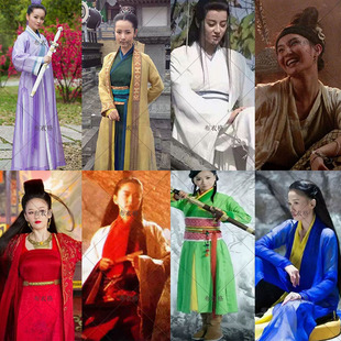 影视古装笑傲江湖同款古装任盈盈东方不败古装女侠客女剑客演出服