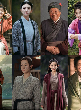 影视古装宋朝女剧组棉麻村妇村姑古装丫鬟仆人服古装同款群演古装