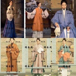 影视玉楼春同款古装林少春金晨明朝改良女士汉服小姐夫人演出服