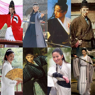 影视古装东方不败同款笑傲江湖古装侠客古装武侠古装侠女服演出服