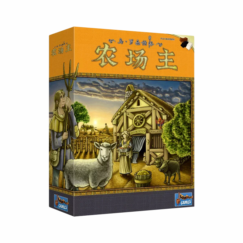 包包桌游| 农场主 AGRICOLA正版桌游 中文版 乌老师经典之作