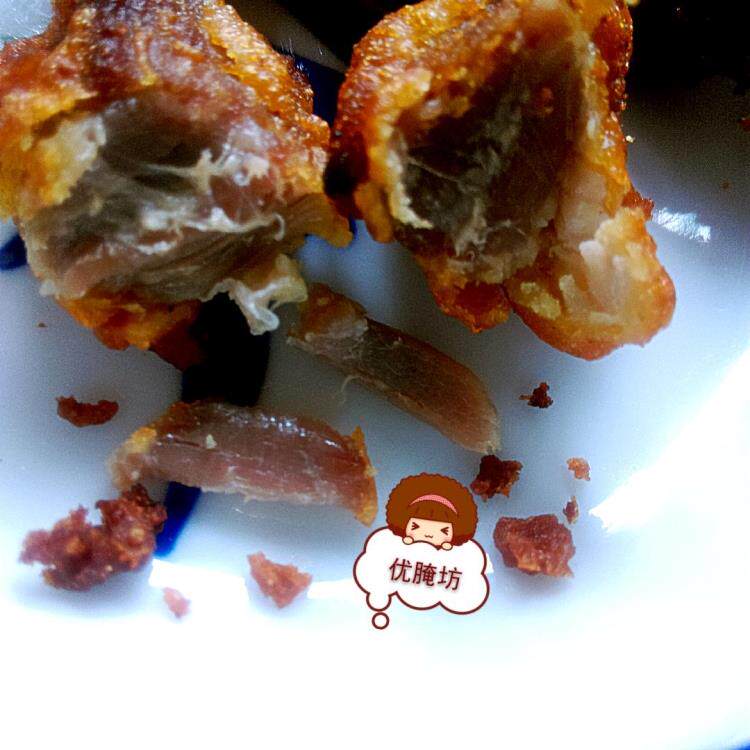 云南蒙自农家香酥纯瘦肉片500g袋早点帽子过桥米线2袋包邮