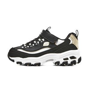 Skechers斯凯奇儿童奶茶熊秋冬中大童熊猫老爹鞋男女童休闲运动鞋