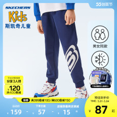детские штаны skechers斯凯奇童装男女童运动裤夏季儿童防蚊裤子中大童休闲长裤