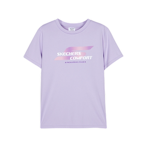 【skechers童鞋旗舰店】斯凯奇圆领舒适儿童短袖T恤