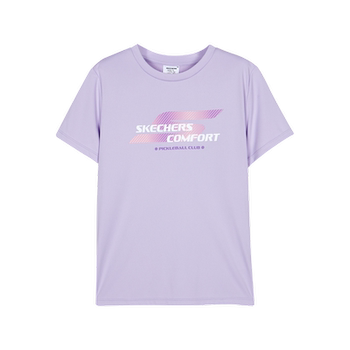 Skechers斯凯奇儿童纯棉T恤夏季透气童装男女童休闲运动短袖上衣实付57元到手包邮