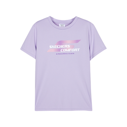 Skechers斯凯奇儿童纯棉T恤夏季透气童装男女童休闲运动短袖上衣