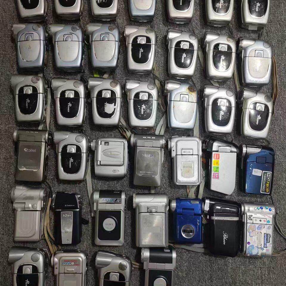 竖款小DV机道具手持报废二手摄像机坏摆件复古拍照模型充数相机图片