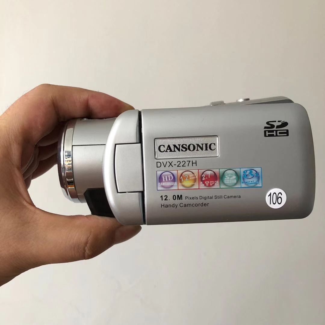 银色黑色DV机道具手持二手摄像机报废坏摆件复古拍照模型充数相机