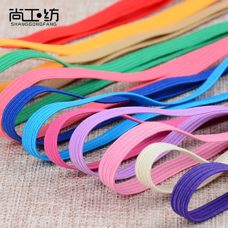 彩色松紧带橡筋色弹力细服装衣服