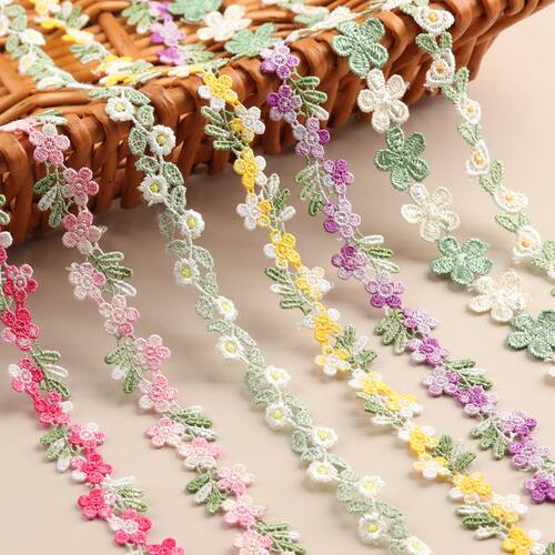 梅花花瓣蕾丝花边辅料衣服装饰
