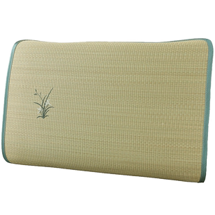 夏季天然草席枕片蔺草凉席枕套成人兰草枕席单人夏天透气枕头套