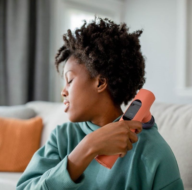 Lyric 节奏疗法智能按摩枪 节律拨动按摩器 放松肌肉 小巧轻便.