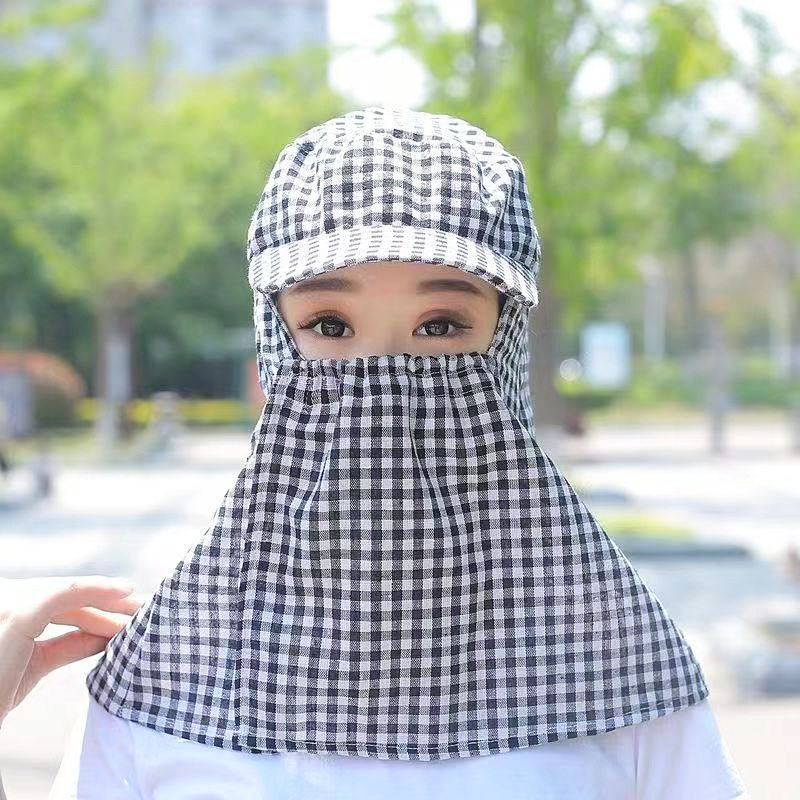 洋气好看的夏天帽子2025新款时尚护颈采茶防晒帽骑行遮脸干活帽子,服饰配件/皮带/帽子/围巾,防晒帽,淘宝优惠券,粉丝福利购,淘宝优惠卷