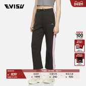 EVISU女士闪石小海鸥标志运动卫裤