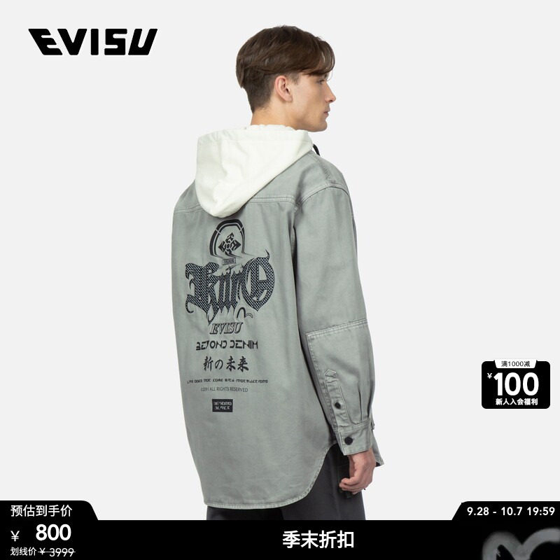 男士夹克外套Evisu时尚图片