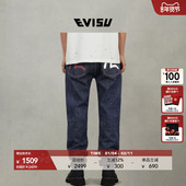 型牛仔裤 EVISU福神 海鸥印花复古风裤 锥形版 2025秋季 男士